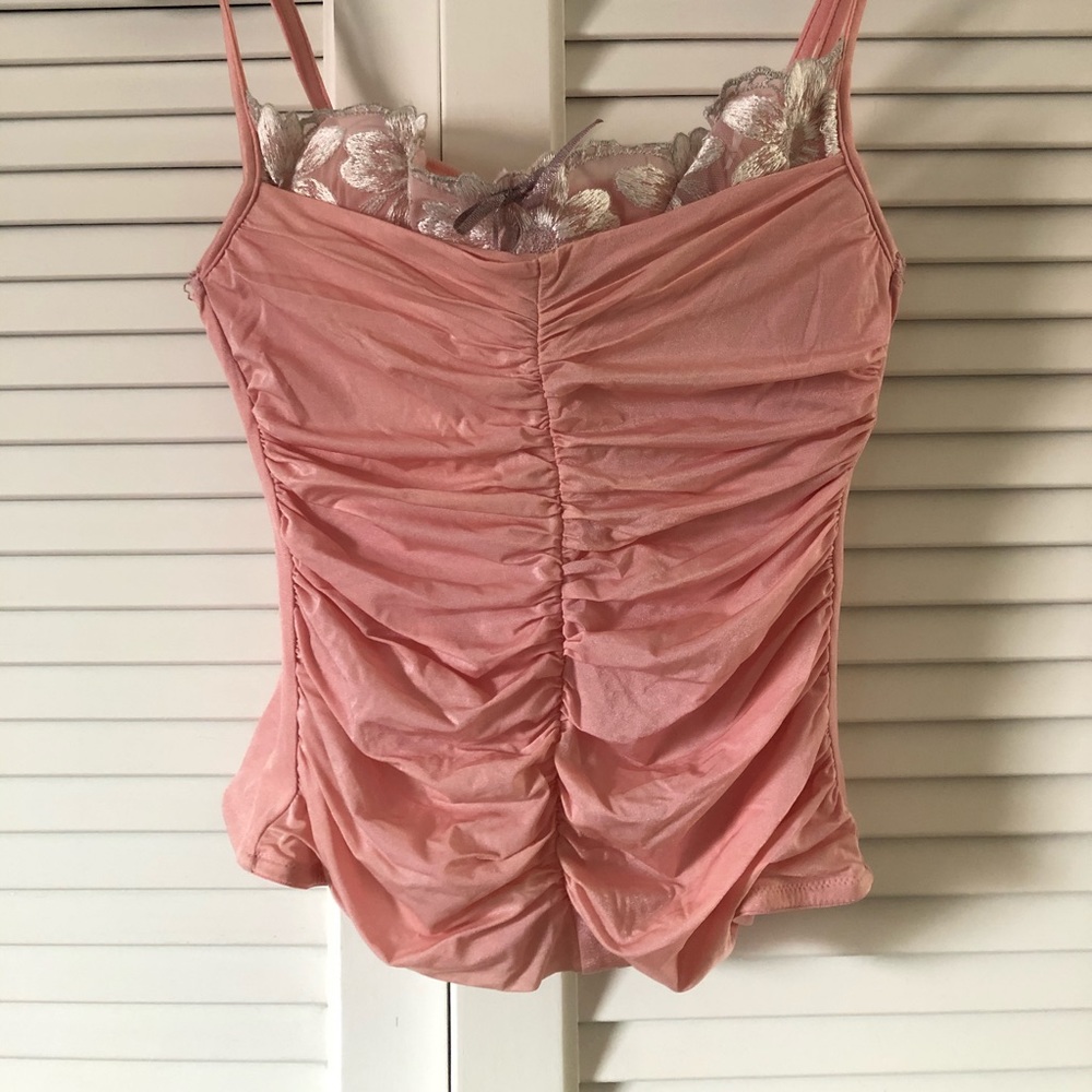 Pale pink bustier